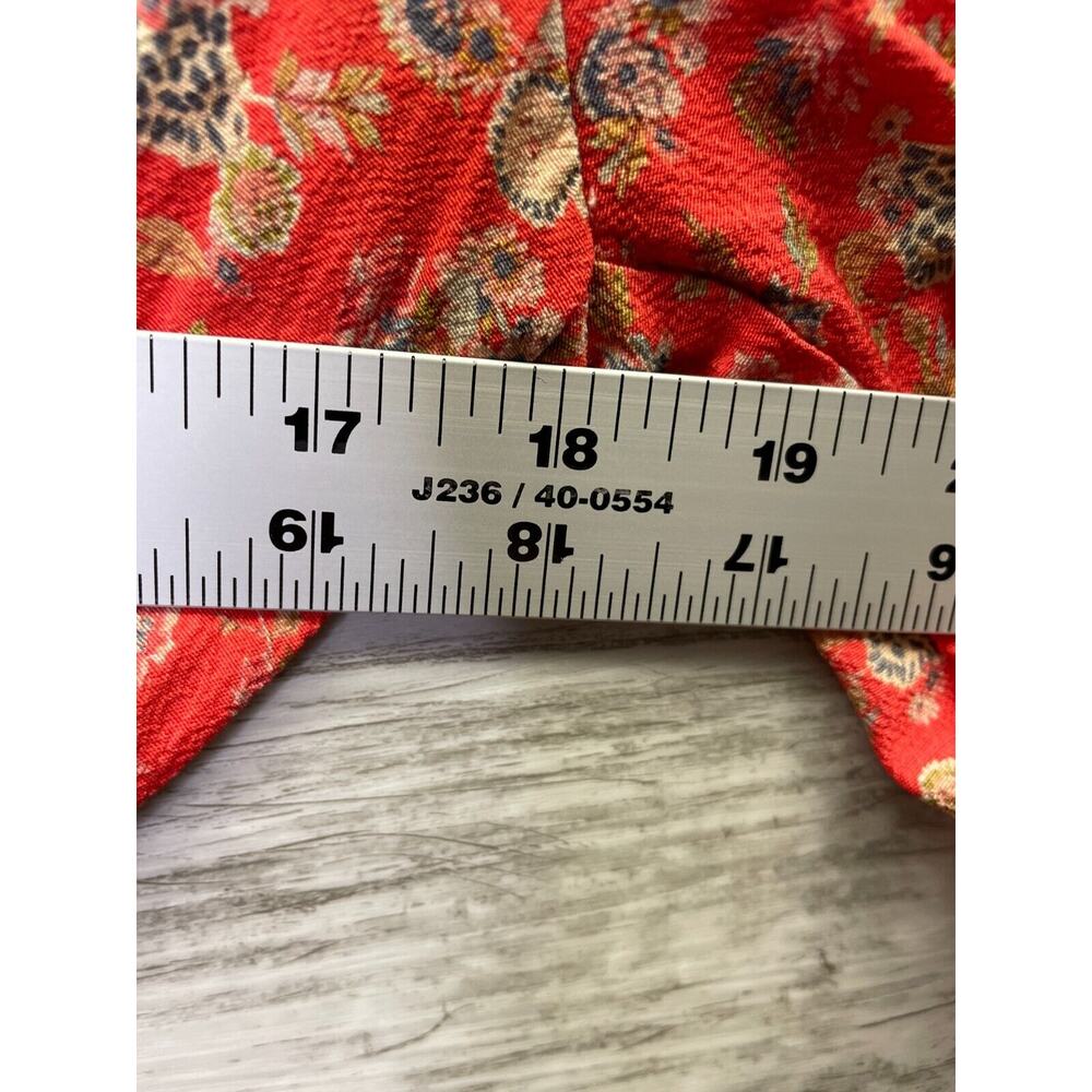 Cleobella Dress Medium Womens Long Sleeve Lined Floral Smocked Mini - Picture 5 of 11